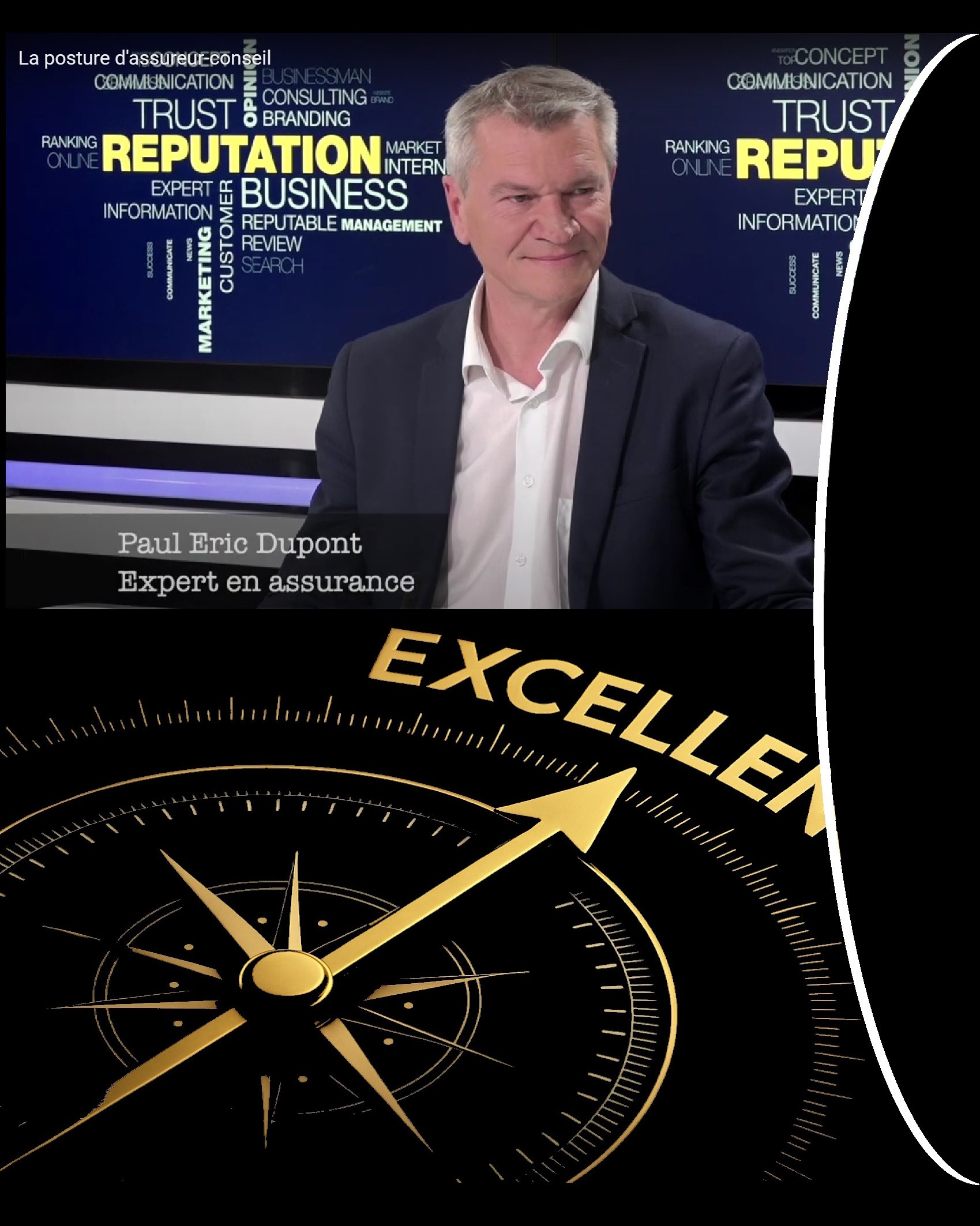 Paul Eric Dupont en studio TV